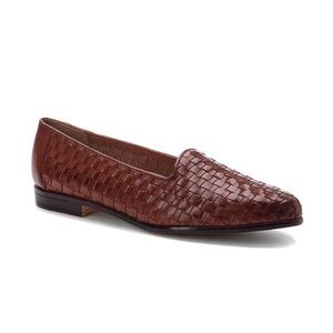 Trotters Brown Woven Flats